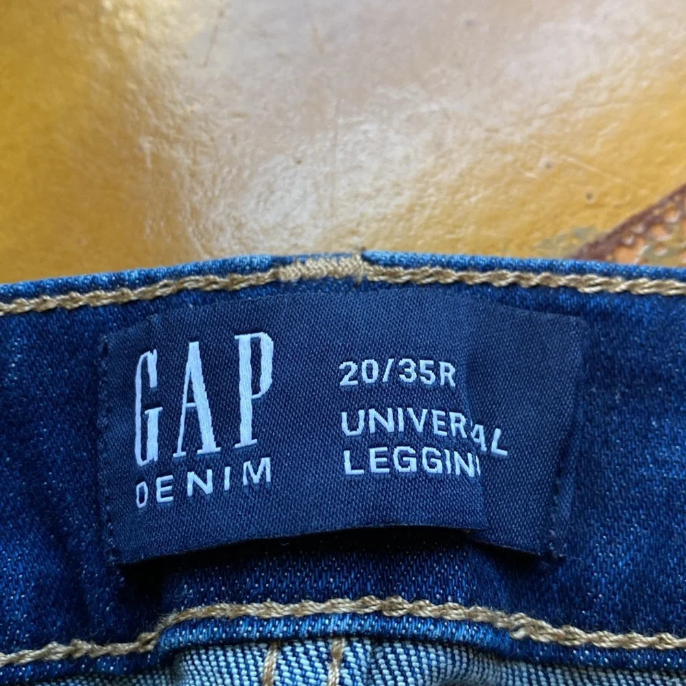 Gap Universal Leggings Blue Denim Super Skinny Leg Woman’s Plus Size 20/35R. NWT - Picture 8 of 10